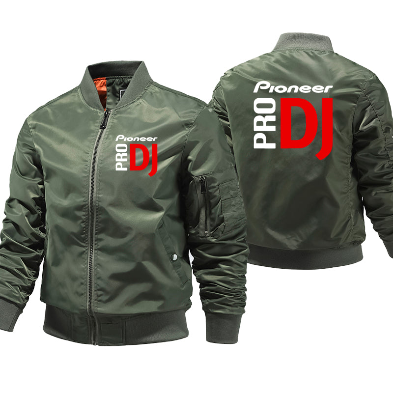 Pioneer Pro DJ Windbreaker Pilot Coat Men's Bomber Jackets Male Clothes Streetw image 5