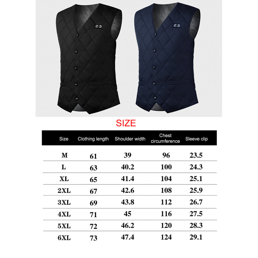 16 Zones Heated Vest Men Women USB Heated Jacket Heating Vest Thermal Clothing image 7