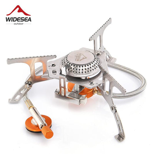 Widesea Camping Gas Stove Outdoor Tourist Burner Strong Fire Heater Tourism Coo