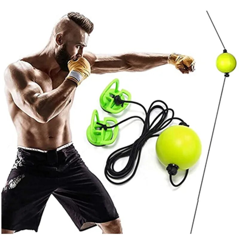 Height Adjustable Suction Cup Boxing Reflex Speed Ball Hand Eye Reaction Traini
