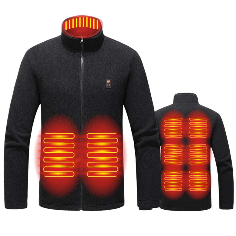 9 Areas Heated Jackets USB Charging 3 Gear Temperature Self Heating Jacket Body