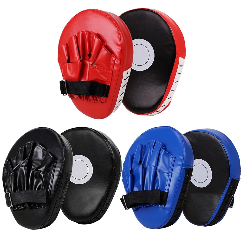 5-Finger Hand Target PU Leather Curved Punching Mitts Breathable Kickboxing Pad image 9