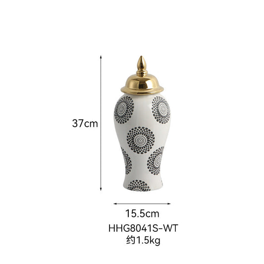 Chinese style vase ornaments, creative living room, foyer, TV cabinet, dining t