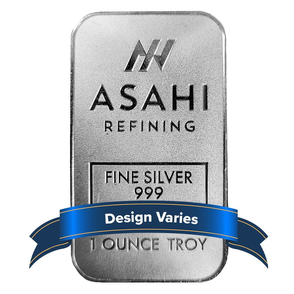 1 oz Asahi Silver Bar .999 Fine image 0