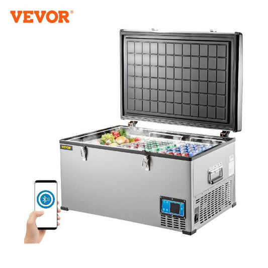 VEVOR 45L 60L 85L Mini Car Refrigerator Portable Compressor Freezer Cooler 12V/