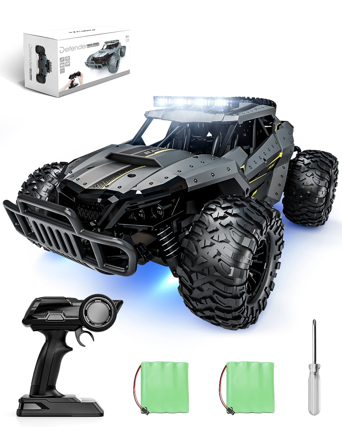 Remote Control Car, 1:16 Scale 25 Km/h Fast RC Cars for Adults,2.4GHz Off Road