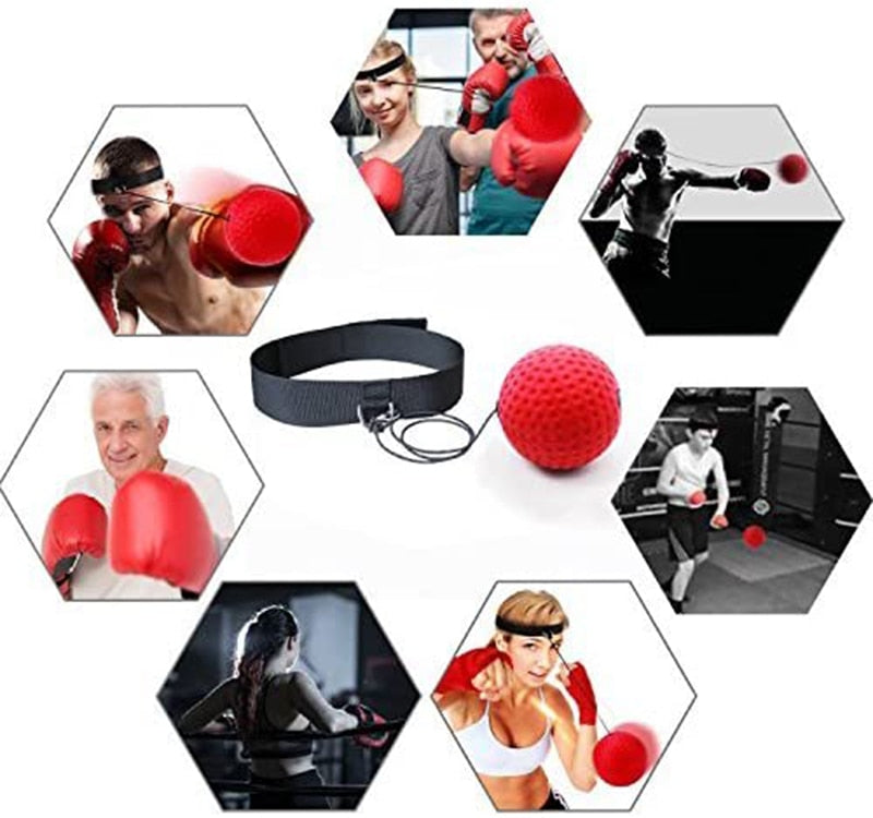 Boxing Reflex Speed Punch Ball Mma Sanda Boxer Raising Reaction Force Hand Eye image 16