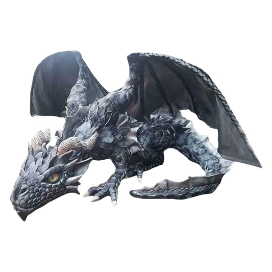 Flying Dragon Art Sculpture for Home Decoration Ornament Resin Crafts Evil Drag