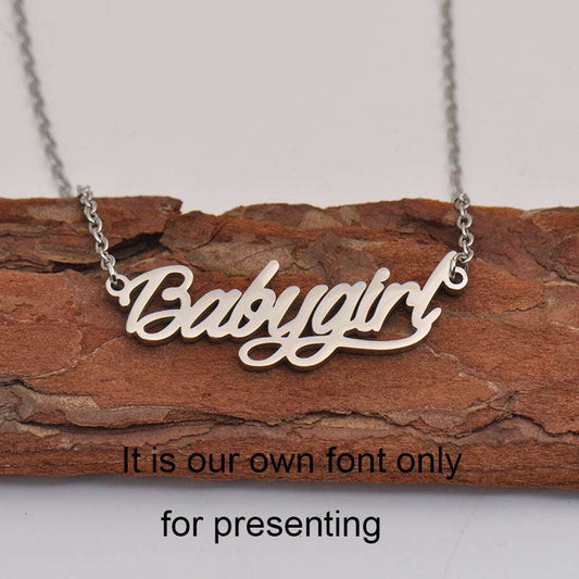 Mila Custom Name Necklace Customized Pendant Choker Personalized Jewelry Gift f