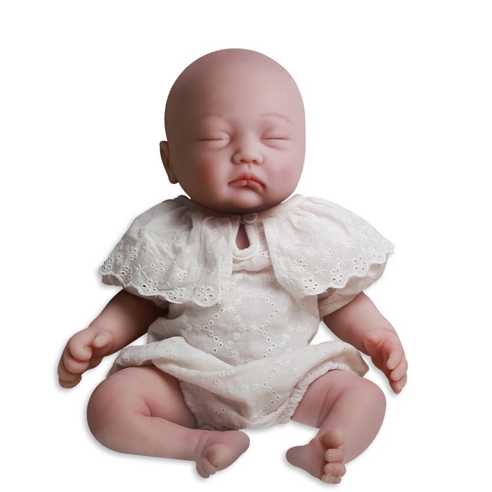 17.7 " Reborn Baby Doll Girl  Realistic Newborn Dolls Christmas Handmade Gifts