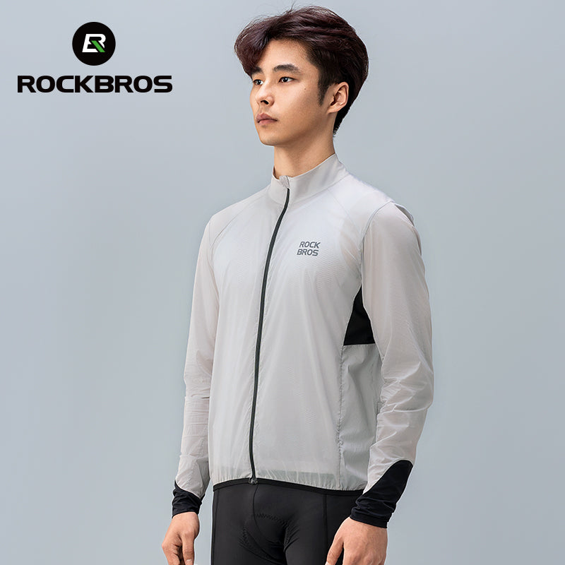 ROCKBROS Bicycle Jackets Men's Women's Breathable Bike Windbreak Full Sleeves Tops