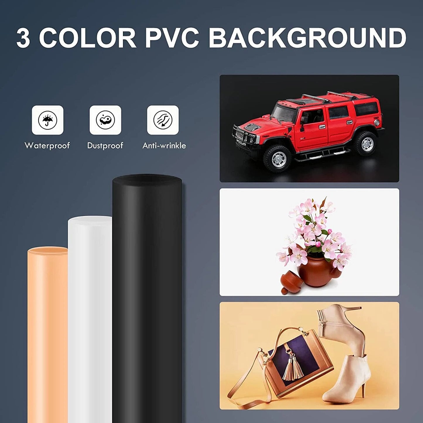 Photo Studio Light Box 16x16in 40x40cm Photography Adjustable Brightness Photo