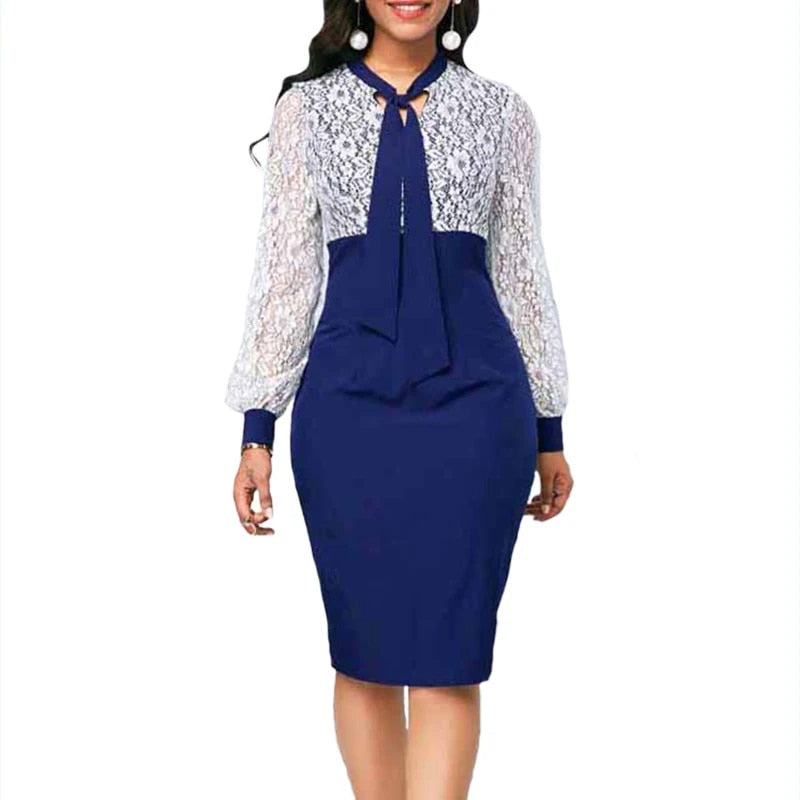 RIMIUT Women Lace Dresses Plus Size 3xl 4xl Elegant Lady Party Wedding Dresses