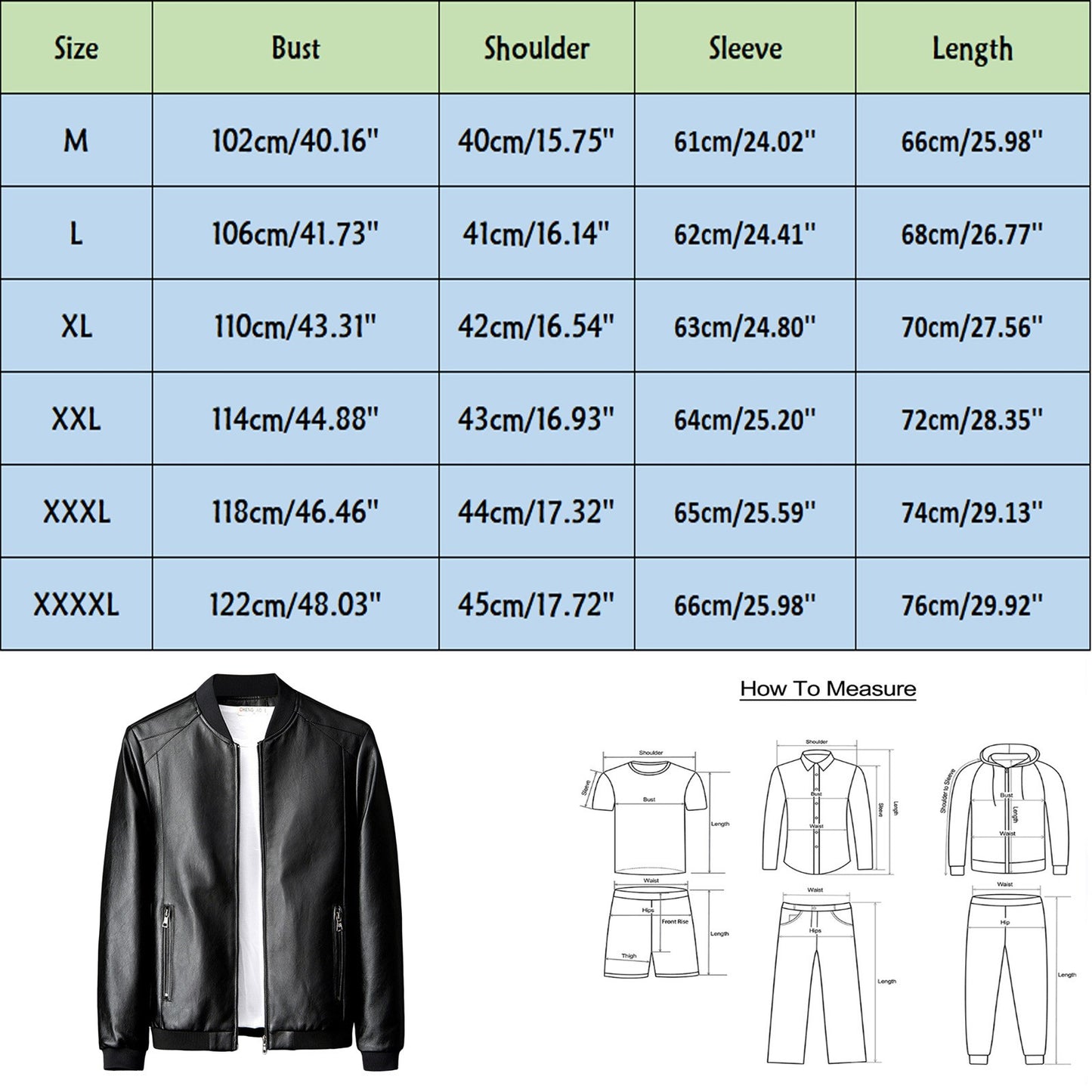 Men Autumn Pu Leather Jackets Outdoor Windproof Zip Up Casual Sports Leather O image 7