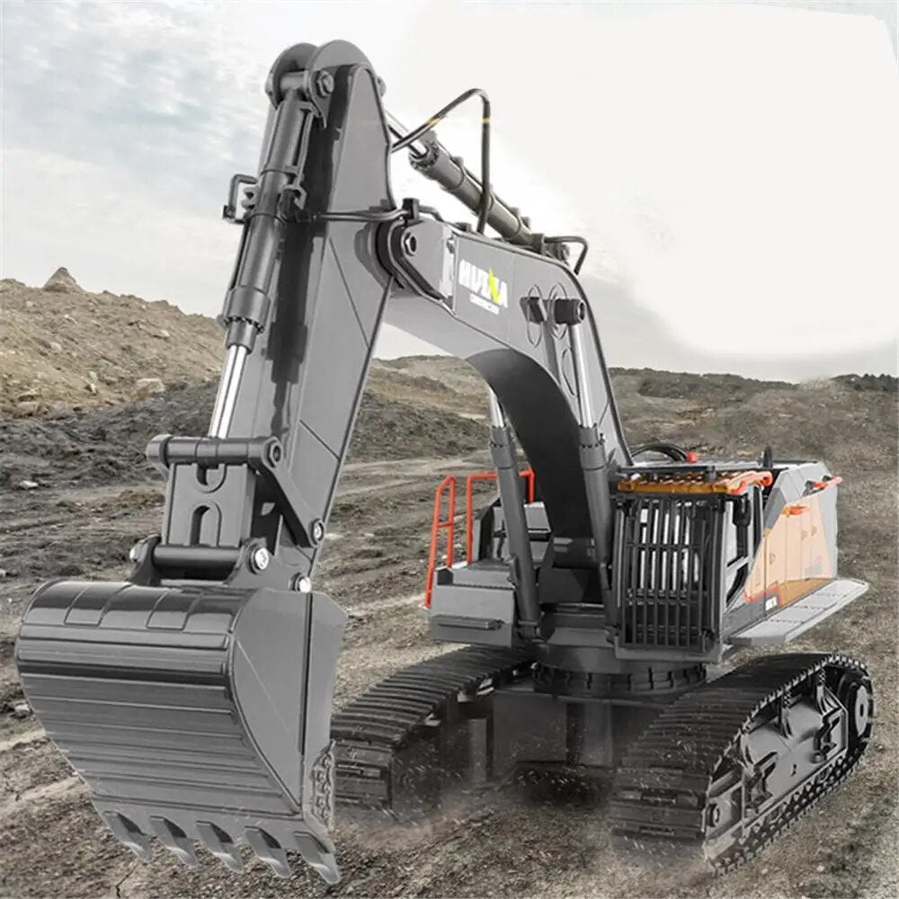 Huina 1592 1:14 Scale 22 Channels 2.4GHz Latest RC Excavator for over 8 Year O image 5