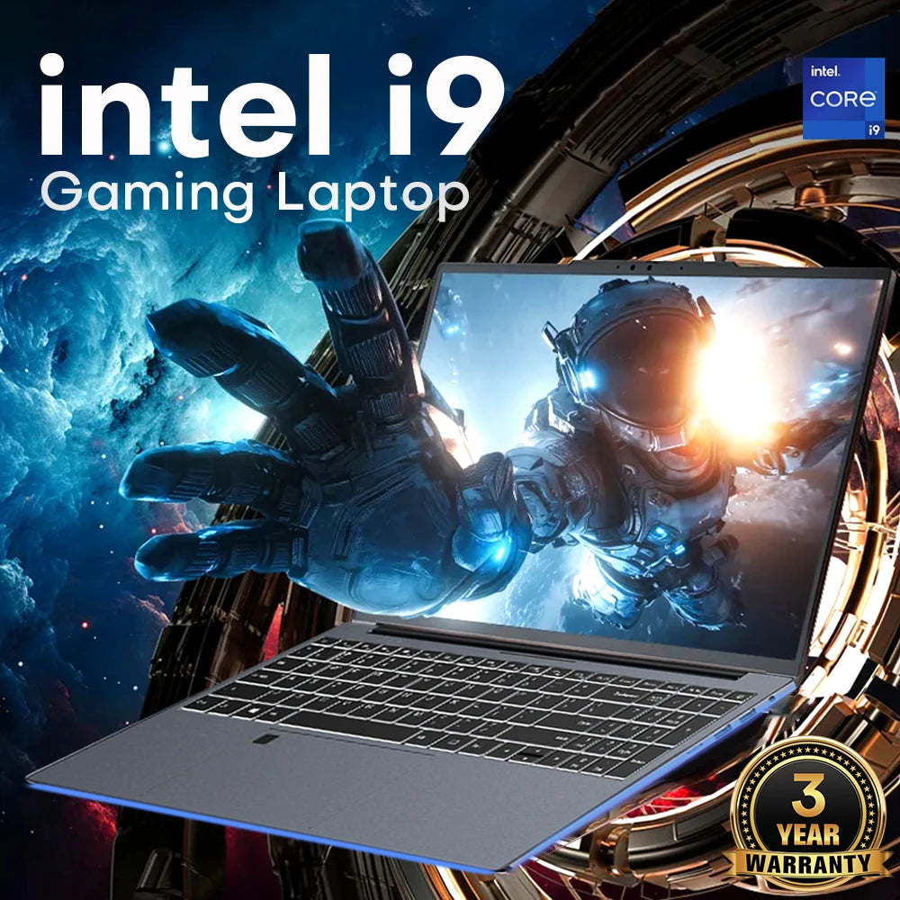 Xiaman 15.6" Portable Gaming Laptop Intel Core I9 8950Hk I3 6100U Wins 11 Gamer Pc 16Gb Ram 1Tb Ssd Notebook Computer Laptops