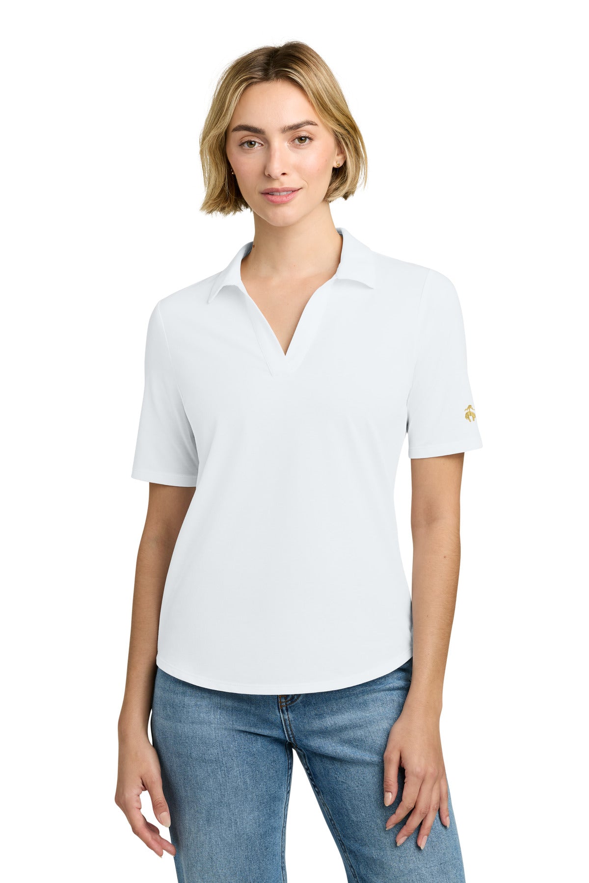 Brooks Brothers Women's Pinpoint Pique Polo BB18223