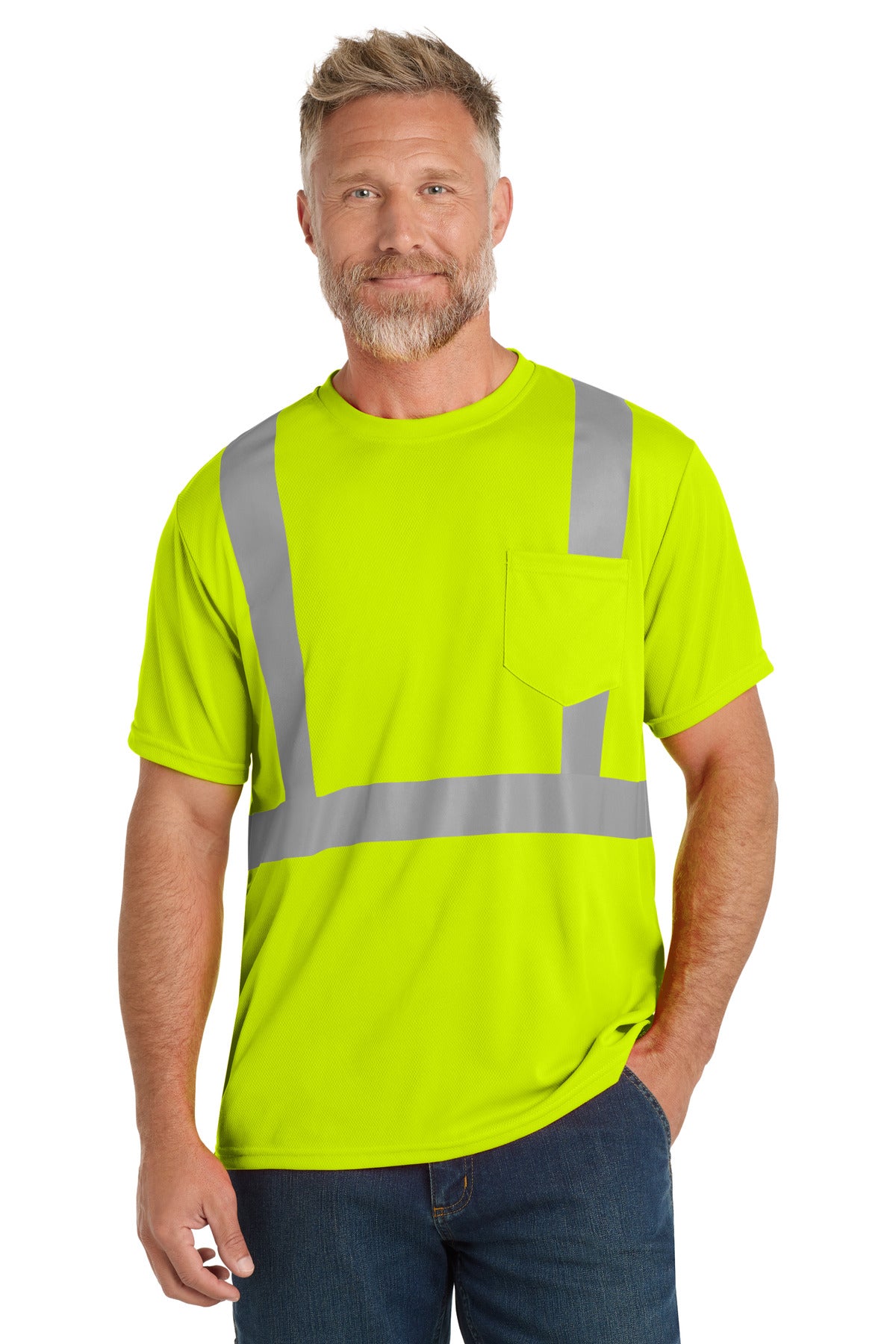 CornerStone ANSI 107 Class 2 Mesh Tee. CS200
