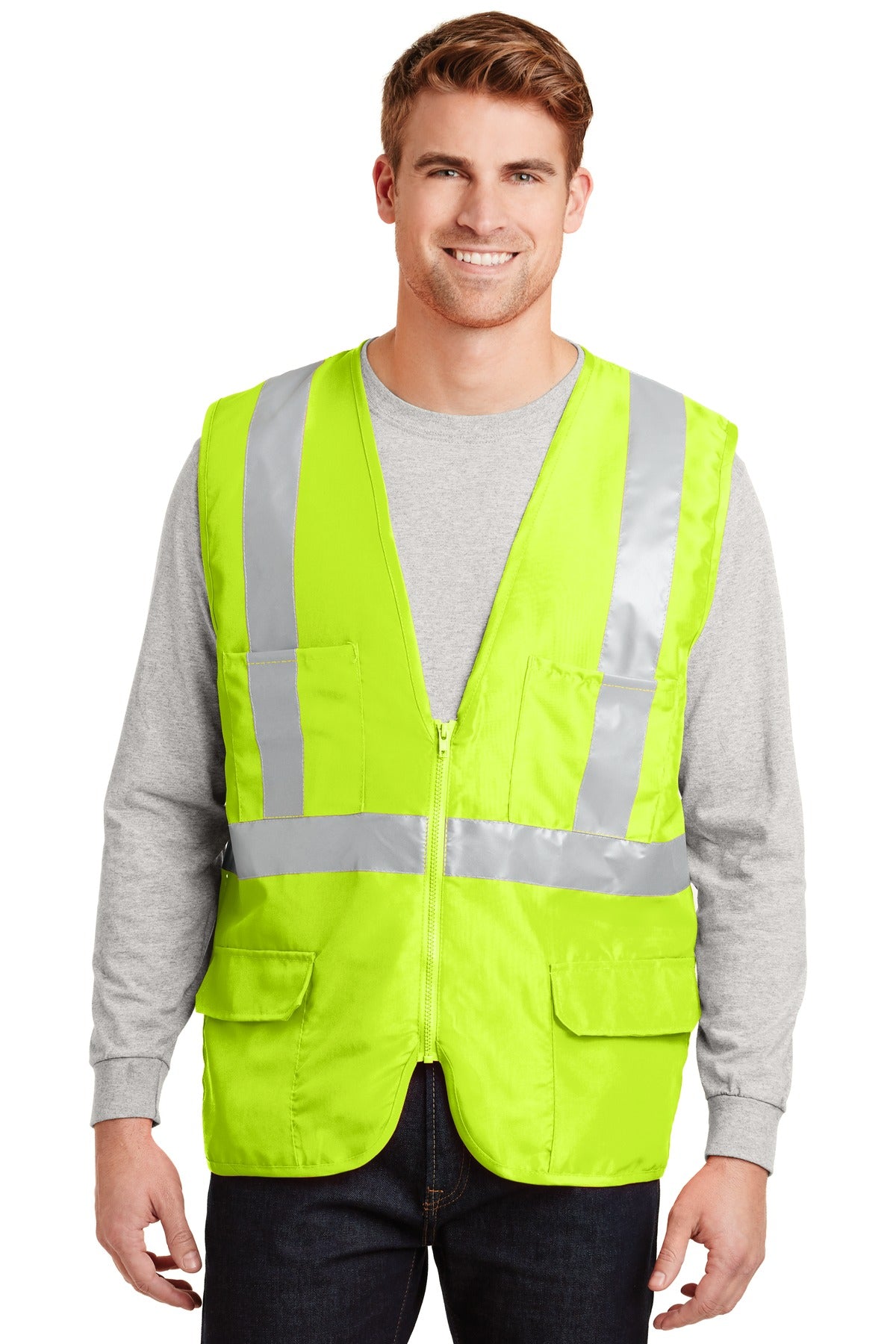 CornerStone ANSI 107 Class 2 Mesh Back Safety Vest. CSV405