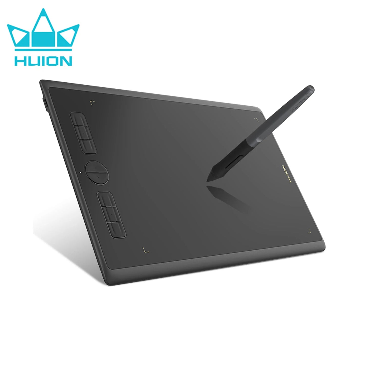 Huion Inspiroy H610X Graphics Tablet Tilt Function Battery Free Digital Pen Tablets Support Pc Android Device Macos Chromeos