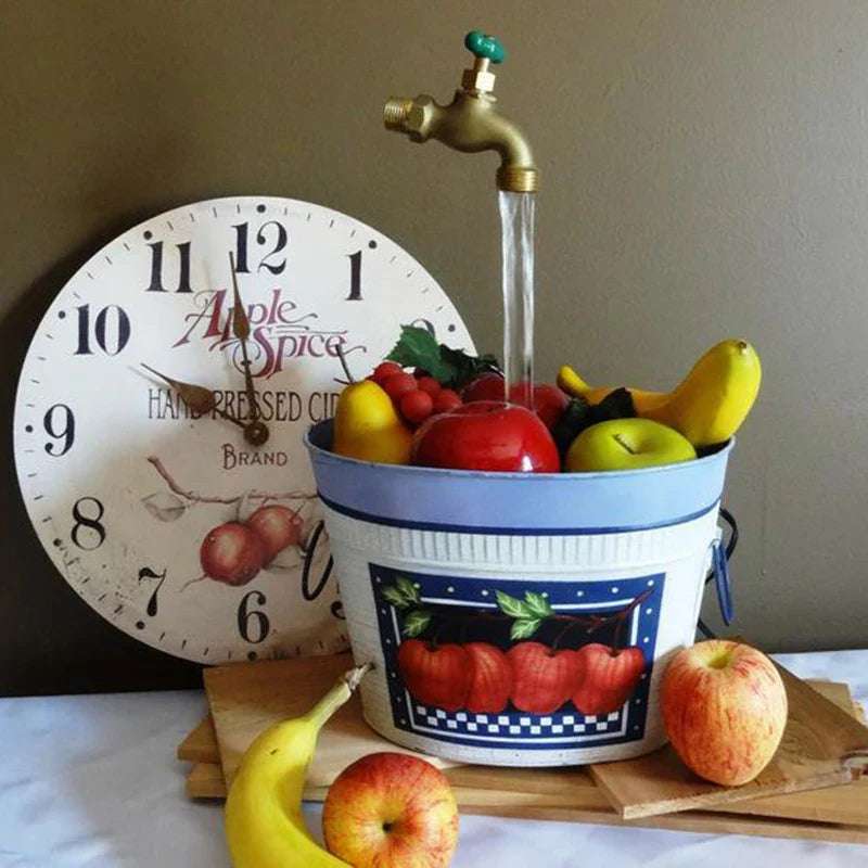 Invisible Flowing Spout Watering Can Floating Tap Fountain Interior Decorative Water Waterfall Zinc Alloy Home Garden Decoration
