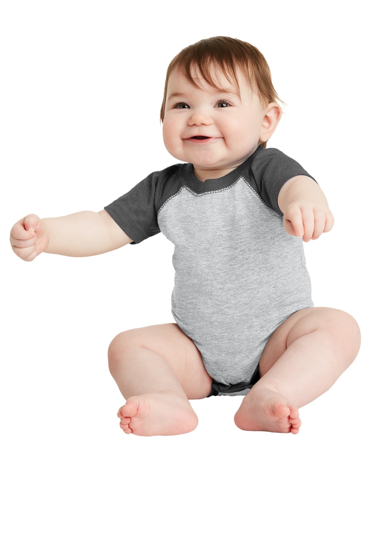 Rabbit Skins Infant Baseball Fine Jersey Bodysuit. RS4430