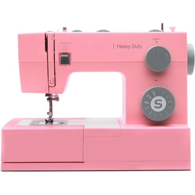 Garden Furniture 4411 Heavy Duty Pink Sewing Machine With Accessories | High Speed, 69 Stitch Options, Strong Motor Metal Frame,