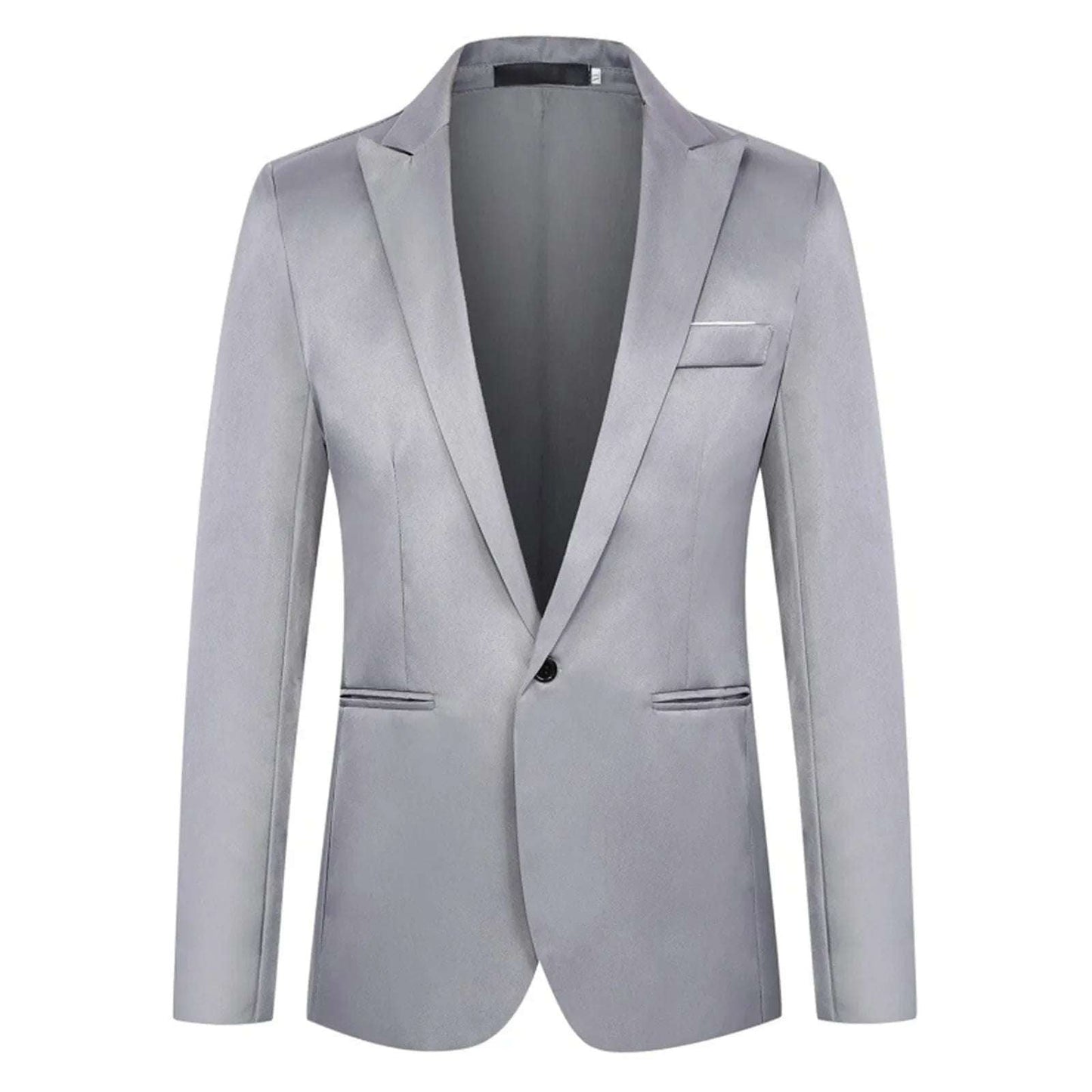 Men'suit Fashion Slim Fit One Button Solid Tuxedo Blazers Jacket Business Suits Wedding Party Homecoming Suits For Men