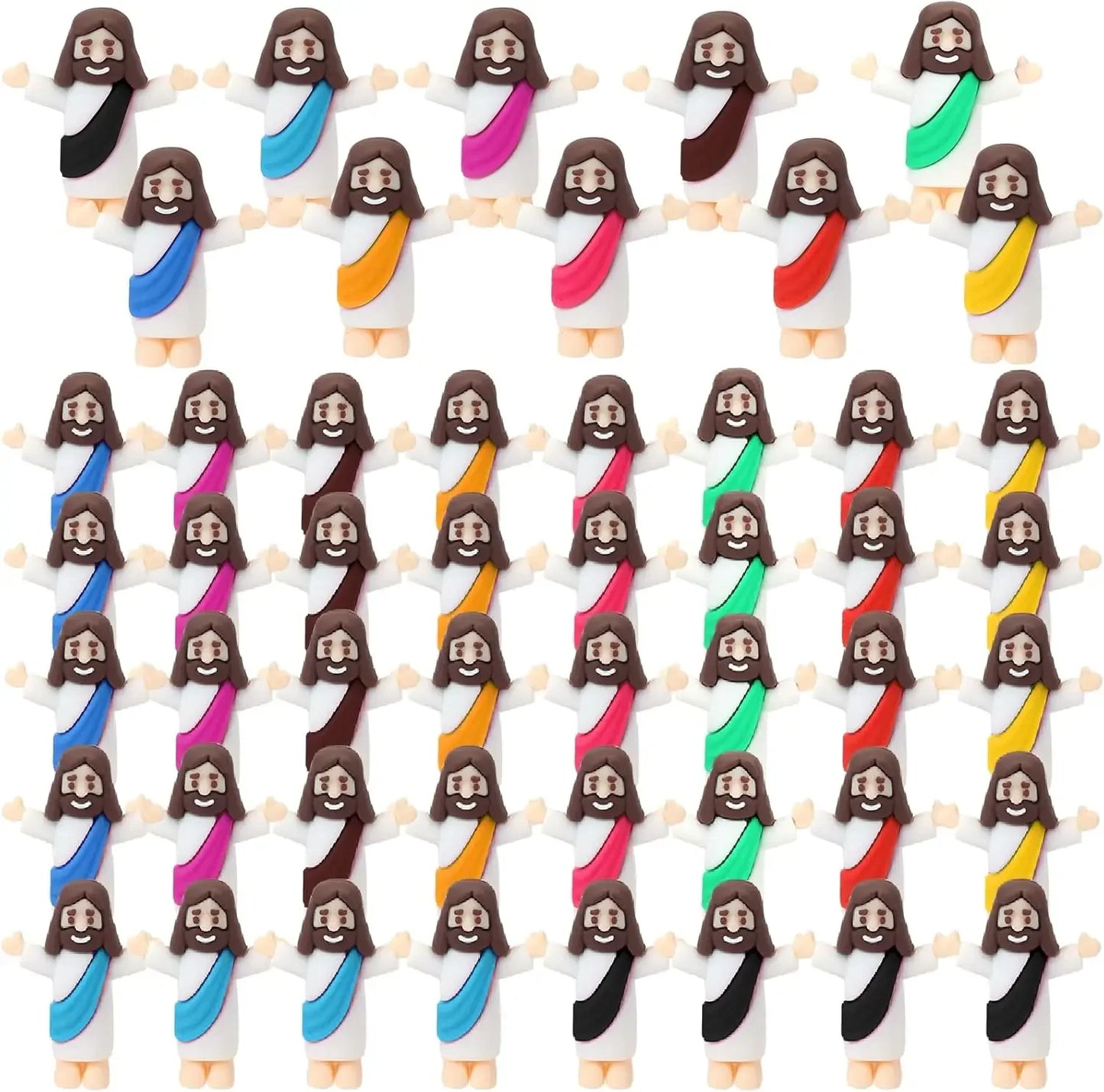 Easter Jesus Toys Easter Mini Jesus Figurines Decorative Multifunctional Party Favors Sunday School Craft Multiple Specification