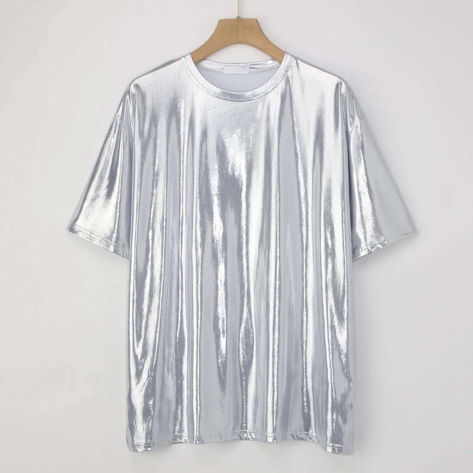 Menhirts Fashion 2024 Men G Short Sleeve Crew Neck T Shirt With Bright Face Drop