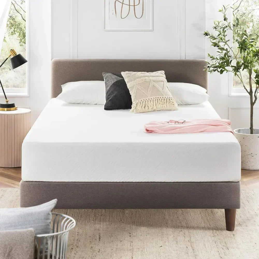 Full Size Mattress For Pressure Relief & Cooler Sleep, Certipur-Us Certified, 10 " Medium-Firm Gel Memory Foam Mattress