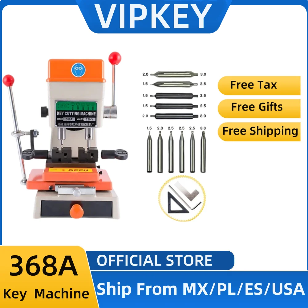 Defu 368a Key Cutting duplicating Machine Cutter Car Key Copier Locksmith Tools Kits For Making Keys Copy Key Duplicator