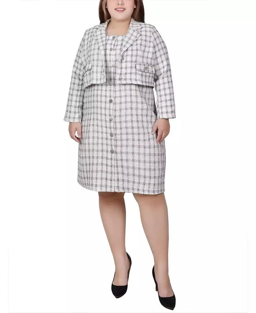 Women plus Size Tweed Long Sleeve Running Jacket Casual Comfortable Sportswear for Running Outfits