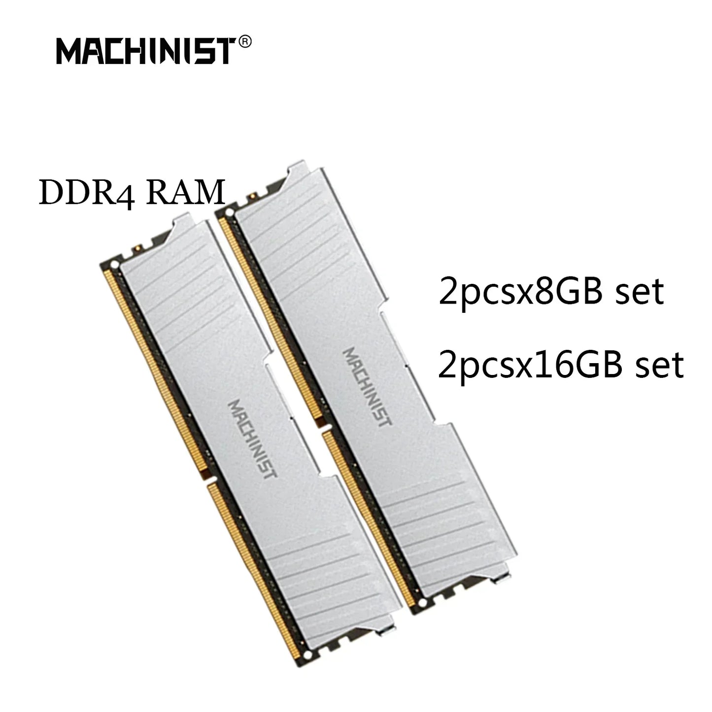 MACHINIST DDR4 RAM 8GB 16GB  2133MHz 2666MHZ Desktop or 2133 2400MHz ECC REG Server Memory 16G Rams