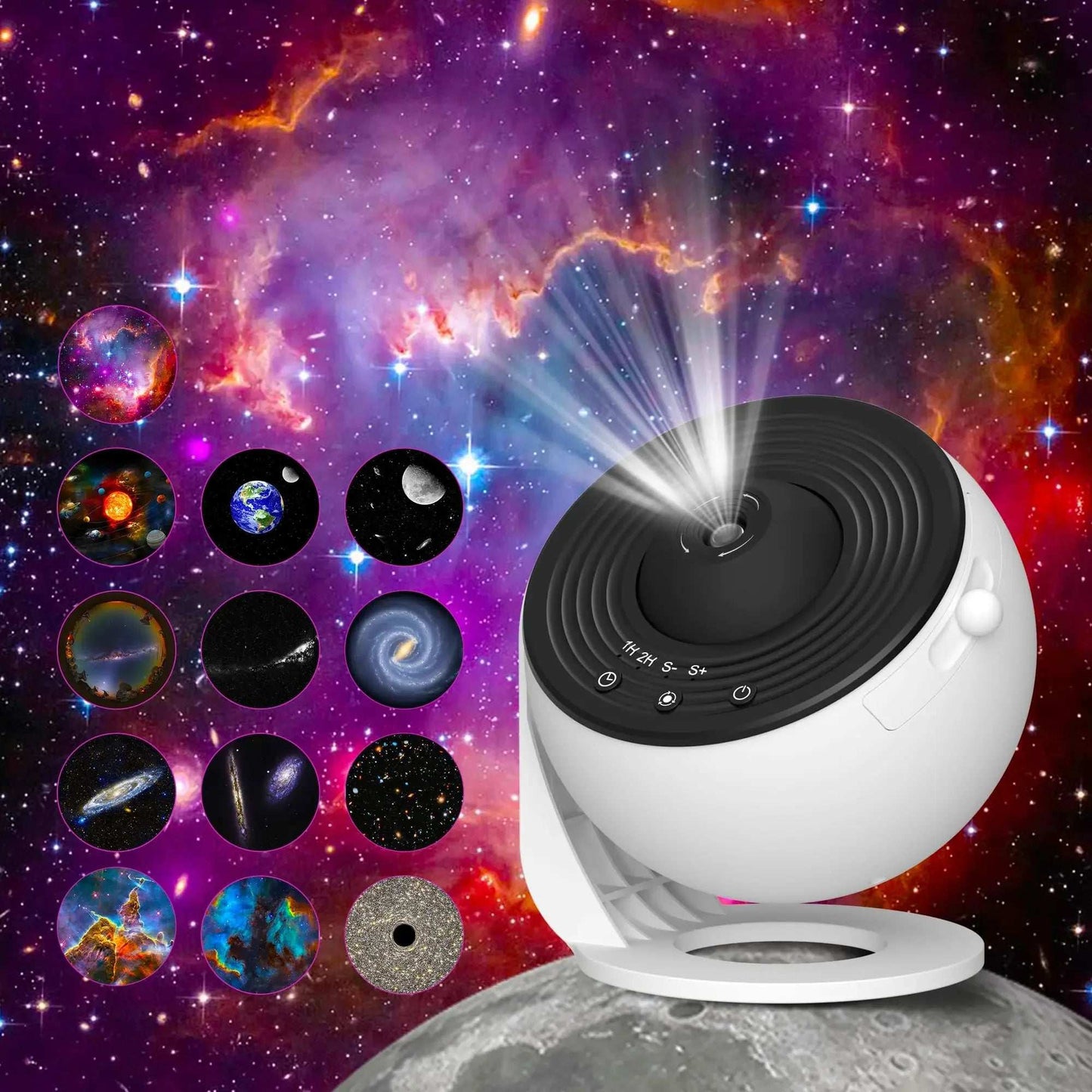 Night Light Galaxy Projector Starry Sky Projector 360 Rotate Planetarium Lamp For Kids Bedroom Valentines Day Gift Wedding Deco