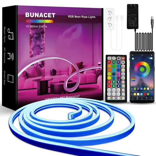 Smart App LED Strip Lights SMD 5050 RGB APP Remote Control Flexible Ribbon Diode Lamp Tape TV Backlights Game Room Home Decor