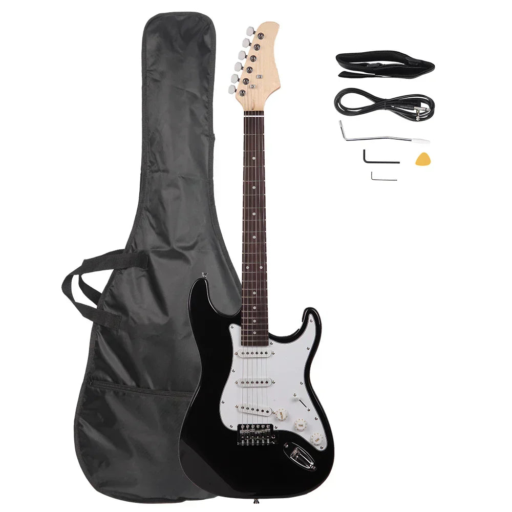 Rosewood Foldableerboard Electric Guitar Black / White