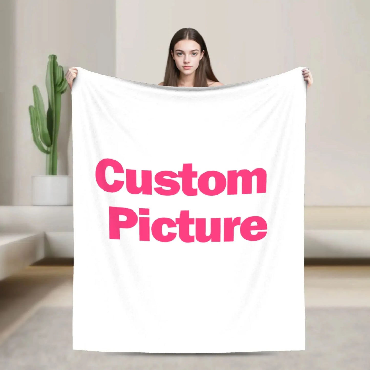 Your Image Customized Custom Made Design Blanket Flannel Bedding Throws For Couch Chair Sofa Bed Soft Warm Design Bedspread Gift