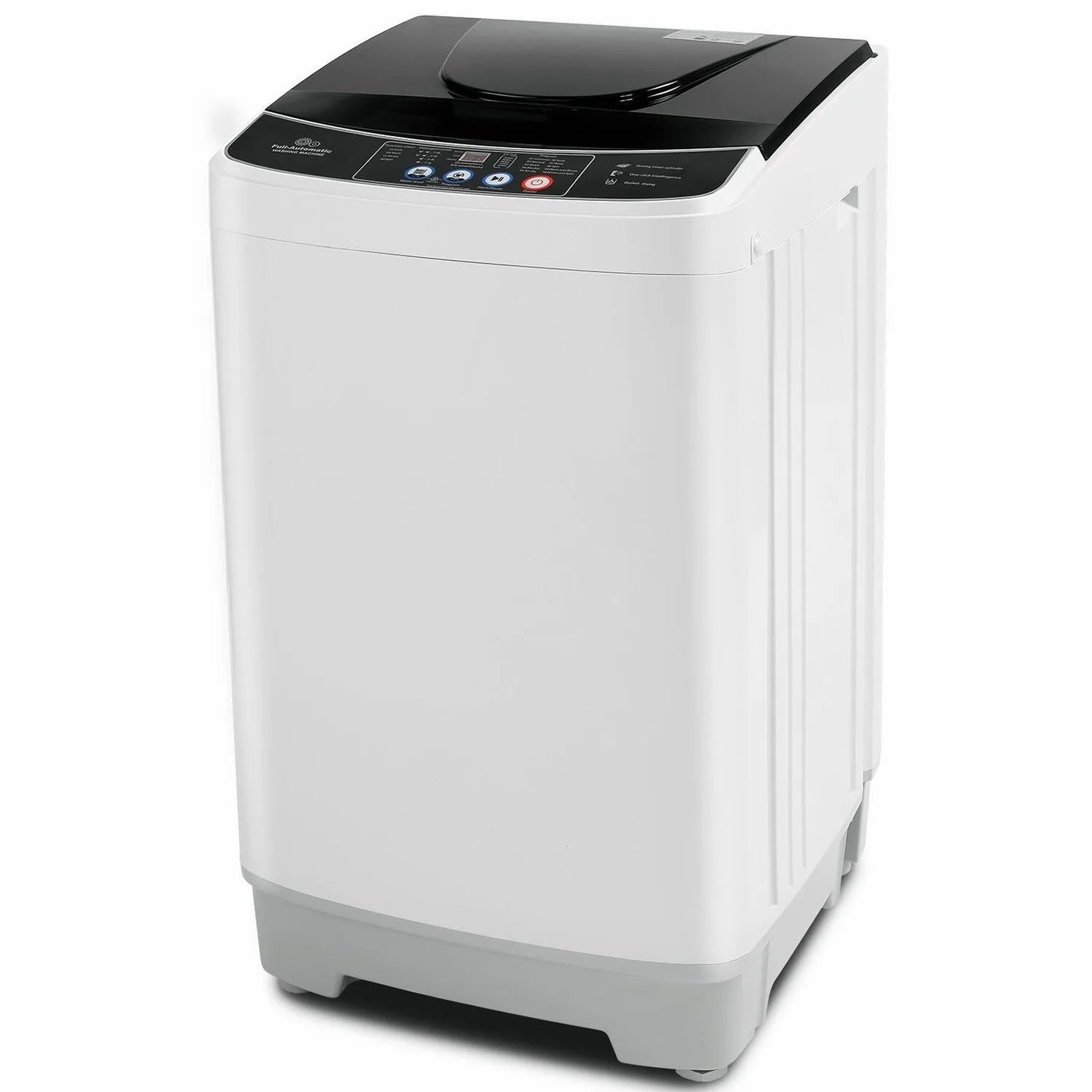 Portable Fully Automatic Washing Machine 15.6Lbs Washer & Spin Dryer Combo Home