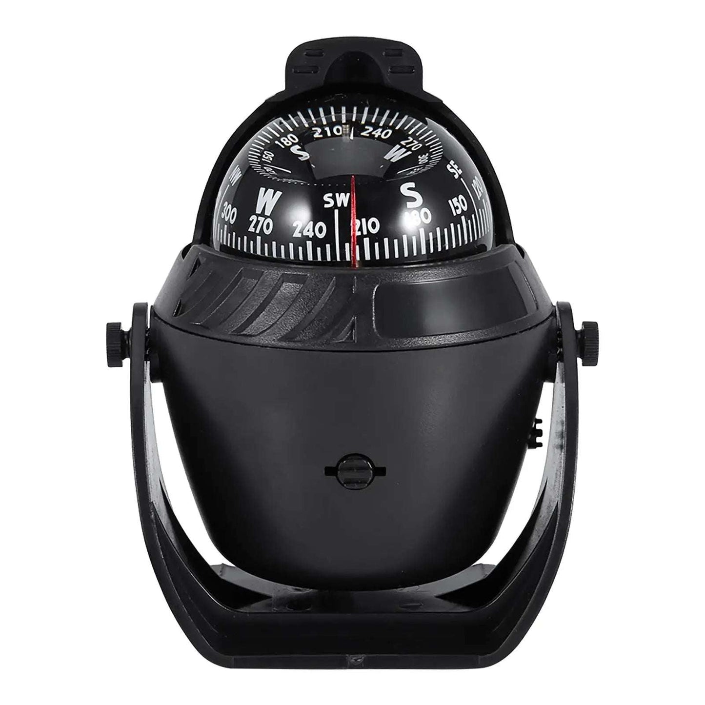 Precision Abs Plastic Pivoting Marine Compass With Led Light - Ideal For Boats & Navigation