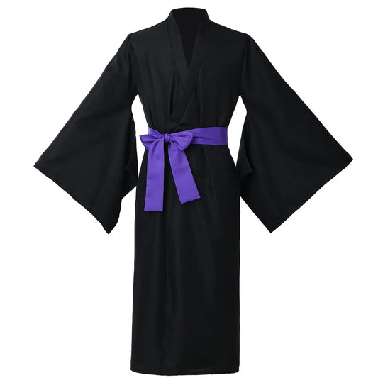 Long Kimono Robe for Men Women Traditional Japanese Costumes Yukata Home Wear Pajamas Nagajuban Underwear Breathable