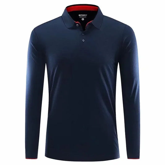 HQ Sports golf shirts men polo Shirt Women long sleeve t shirt male breathable Women Quick dry polo shirts