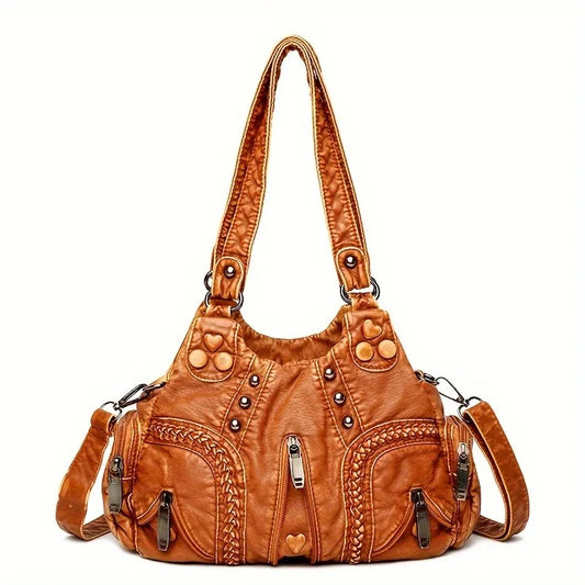 High Quality Women Soft Leather Shoulder Bags Multi-Layer Pockets Classic Crossbody Bag Luxury Designer Handbags and Purses