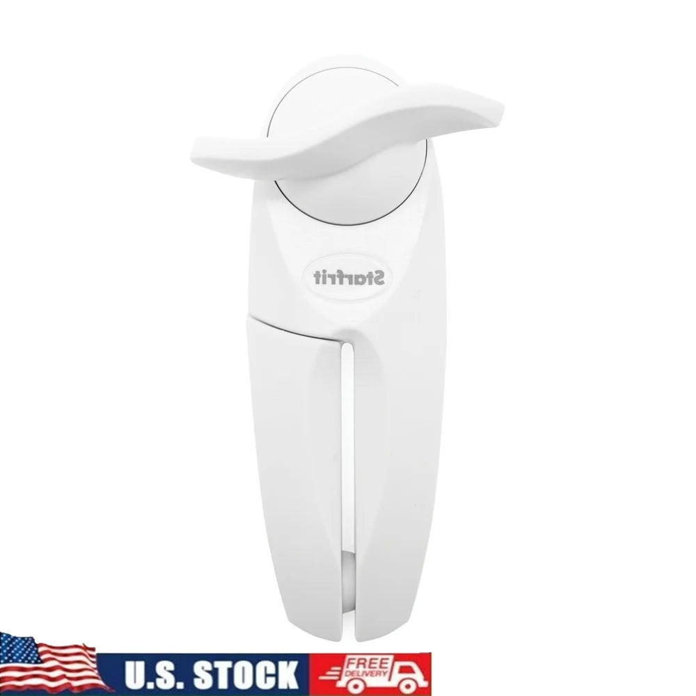 Hygienic Can Opener Ergonomic Design Automatic Lid Holder Safe Left Right Hand Users Easy to Clean Dishwasher Safe