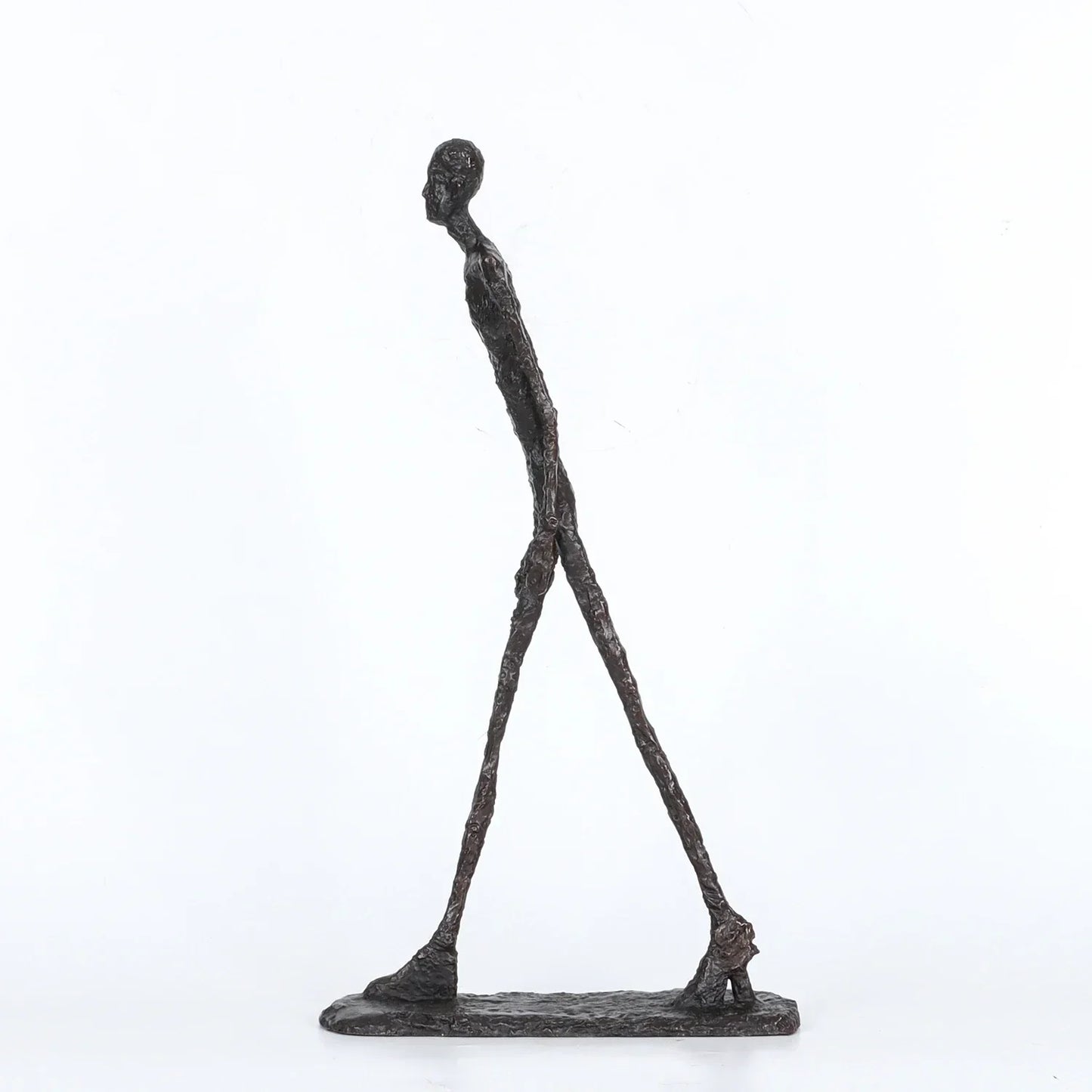 Bronze Giacometti Sculpture Walking Man Statue Replica Abstract Art