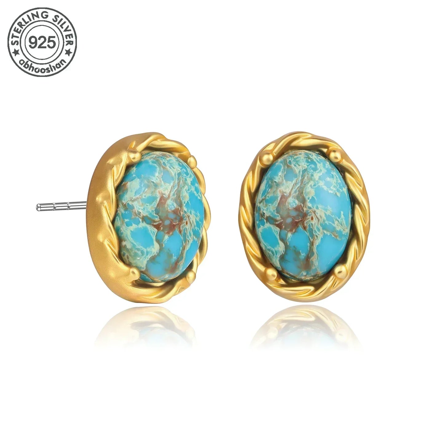 925 Silver, Vintage G Turquoise Earrings, Men Earrings, Women Earrings, Luxury Fashion Trends - Everyday Gifts for Wife,