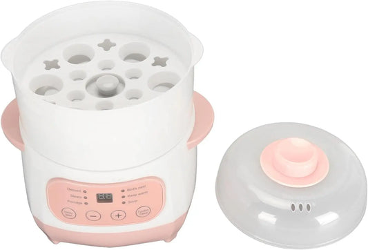 Electric Stew Pot, Dry Burning Prevention Ceramic Lining Smart Soup Cooker for Home Kitchen (US Plug 110V)