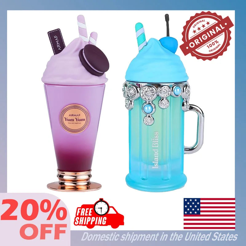 100ML Armaf Delights Yum Yum Island Bliss Eau de Parfum en espray para hombre Edp Sp - Femenino Arabian perfume cologne