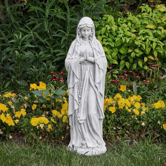 Virgin Mary Praying Statue 29.9 Inch Tall Outdoor Garden Religious Decorations Statue Clearance for Home Yard Decor