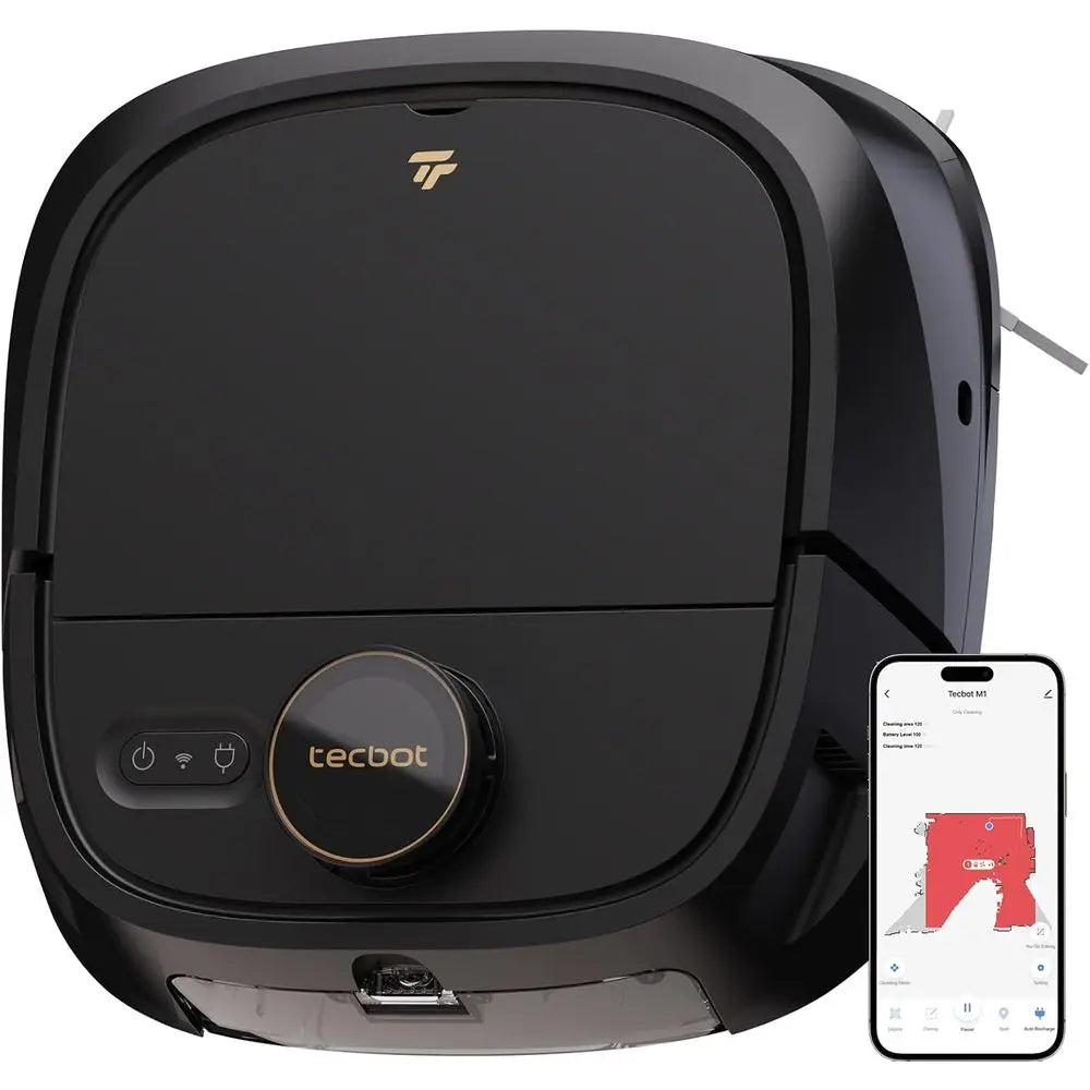 Robot Vacuum And Mop - Lidar Cleaner For Home, Pet Hair, Carpet, Floors, Auto Mopping, Self Cleaning, Obstacle Avoidance, Voice